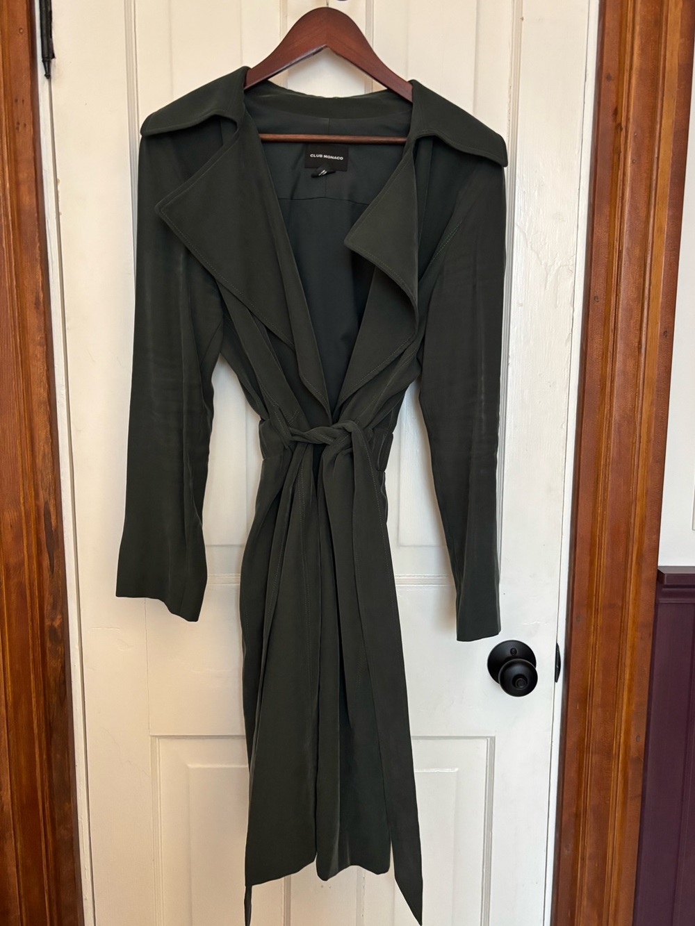 Club Monaco Green Drapey Jacket
